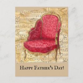 Feiertag der Viktorianischen Notensitze Postkarte