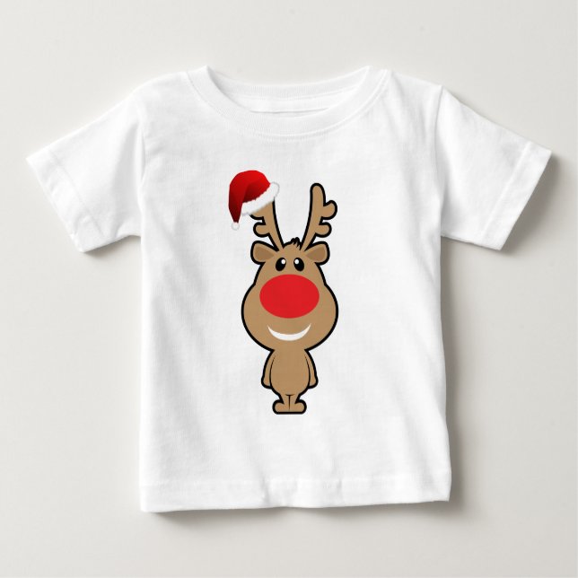 Feiertag des lustigen Weihnachten Sankt Baby T-shirt (Vorderseite)