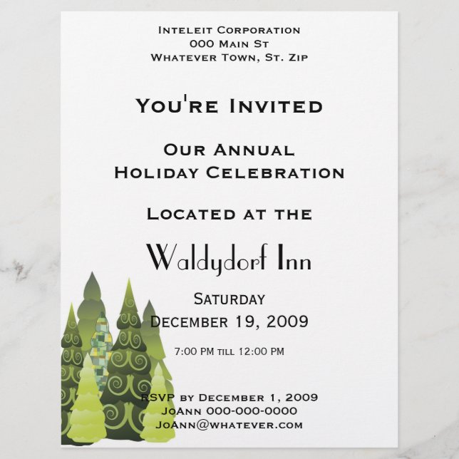 Feiertag Flyer (Vorne)