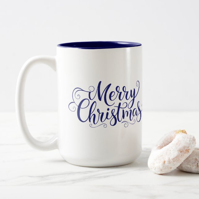 Feiertag Frohe Weihnachtskaffee Tasse (Mit Donut)