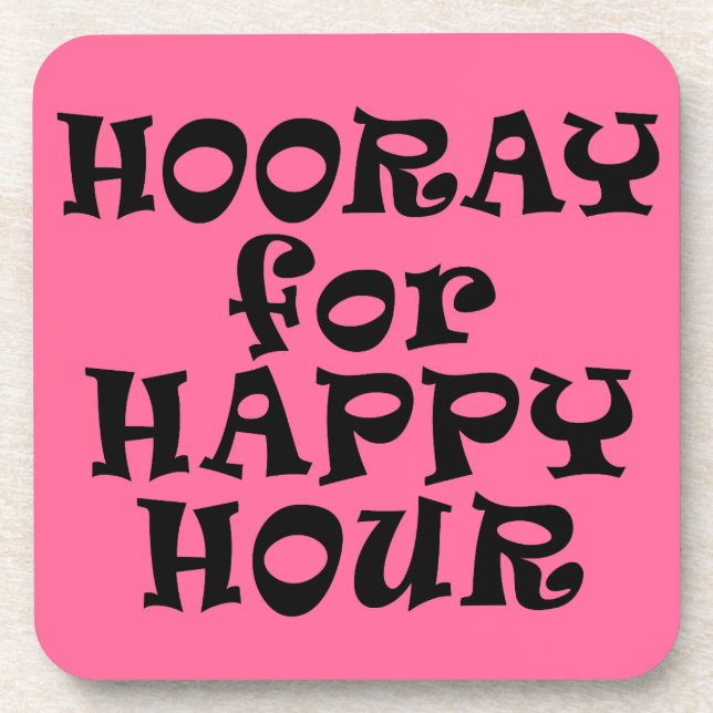 Feiertag für den Happy Hour Cork Untersetzer (Vorderseite)