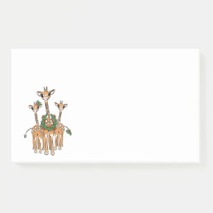 Feiertag Giraffen Post-it Klebezettel