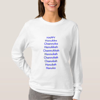 Feiertag, glücklich, Spaß, hanukka, chanuka, T-Shirt
