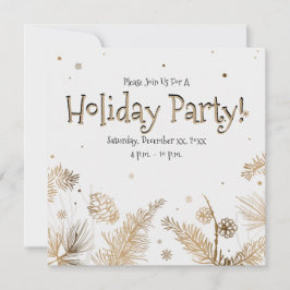 Feiertag, Goldenen Kiefernholz, Einladung