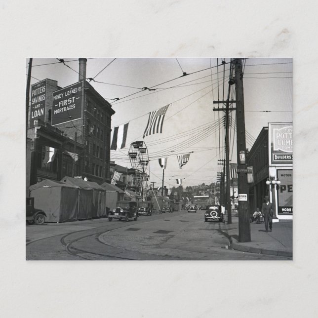 Feiertag im Osten Liverpools Ohio Postkarte (Vorderseite)