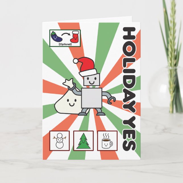 Feiertag ja! feiertagskarte (Vorderseite)