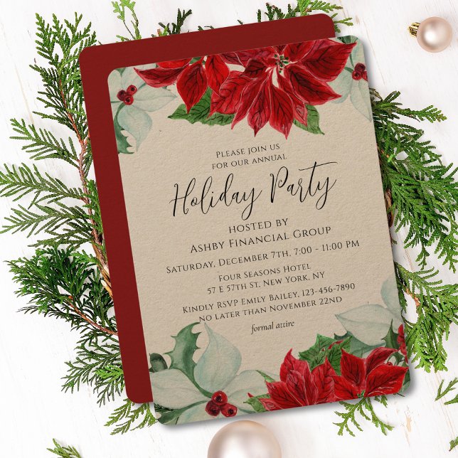 Feiertag Modernes Weihnachtsfest im Unternehmen Pa Einladung (Von Creator hochgeladen)