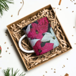 Feiertag Poinsettias Floral Kaffeetasse