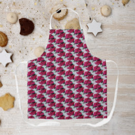 Feiertag Poinsettias Muster Schürze