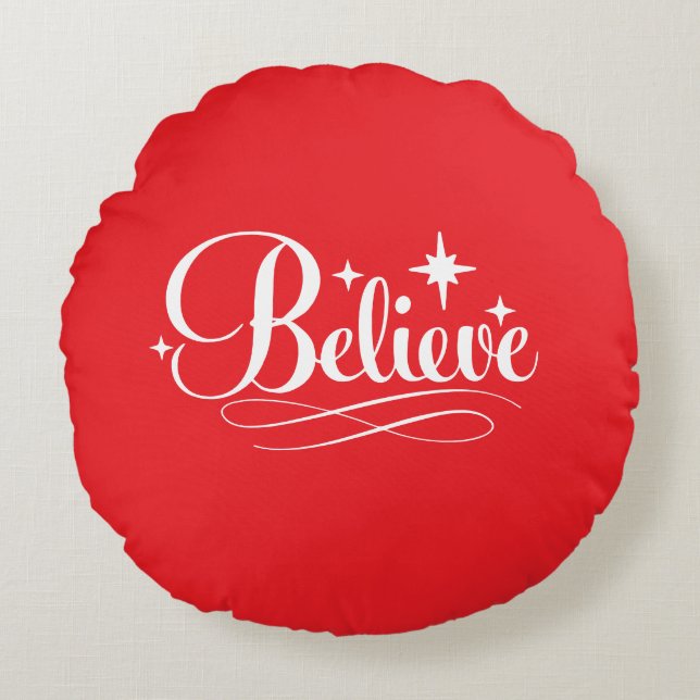 Feiertag Rundes Kissen (Vorderseite)