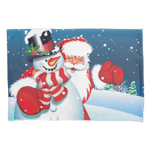 Feiertag Sankt u. Schneemann-Kissenbezug Kissenbezug