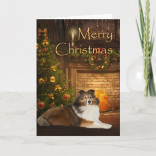 Feiertag Sheltie Feiertagskarte