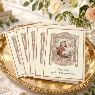 Feiertag St. Antonius von Padua Kind-Jesus-Karte Karte