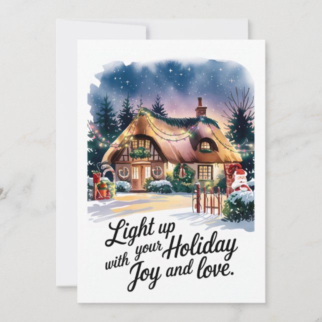 Feiertag - Weihnachtskarte Feiertagskarte (Vorderseite)