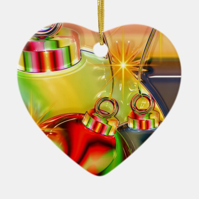 Feiertag Winter Strumpf Zielort Geschenke Keramikornament (Vorne)