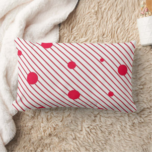 Feiertage. Fun Red Lumbar/Accent Pillow Lendenkissen