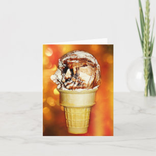 Feiertage für Eiskrem Karte