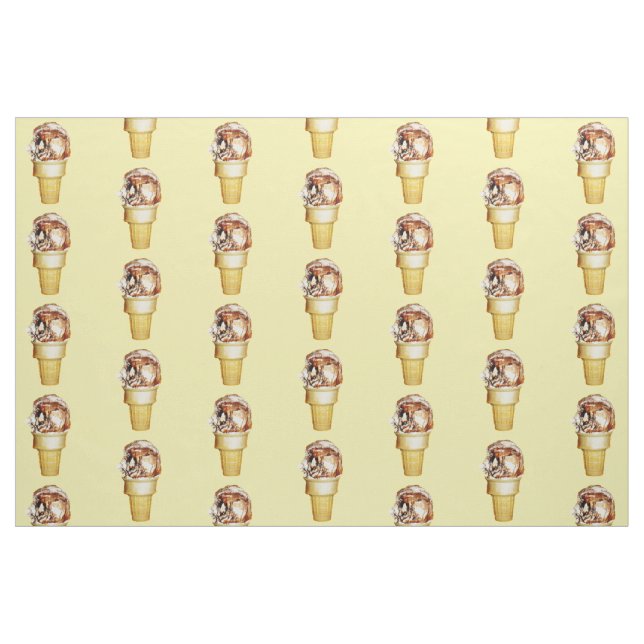 Feiertage für Eiskrem Stoff (Fat Quarter (45,7 x 55,9 cm))