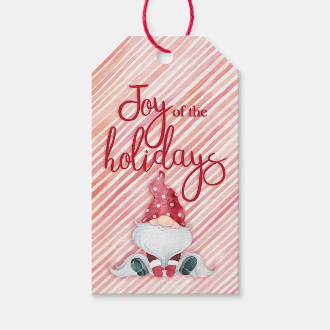 Feiertage Geschenkanhänger (Vorderseite)