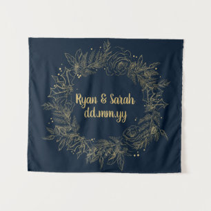 Feiertage im Hintergrund, Dezember Dekoration für  Wandteppich