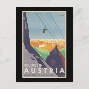 Feiertage in Österreich Feiertagspostkarte