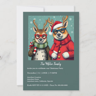 Feiertage-Kreaturen in Weihnachtsverkleidung