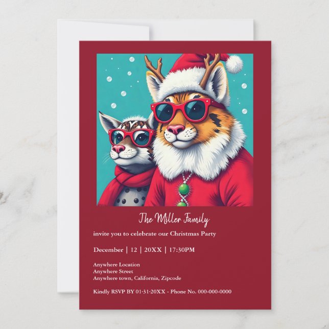 Feiertage-Kreaturen in Weihnachtsverkleidung (Vorderseite)