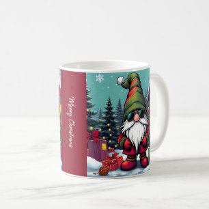 Feiertage-Kreaturen in Weihnachtsverkleidung Kaffeetasse