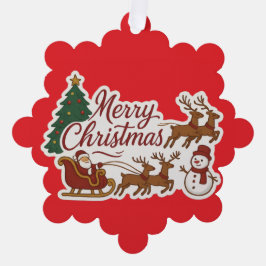 Feiertage Ornament Karte