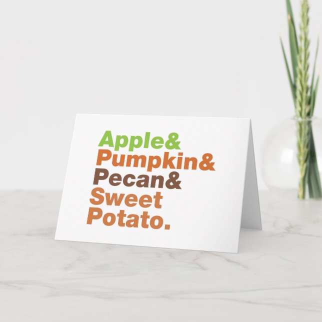 Feiertage Pies ~ Festliche Weihnachten Erntedank W (Vorderseite)