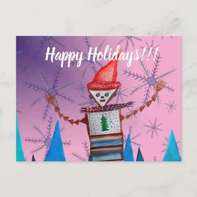 Feiertage Postkarte (Vorderseite)