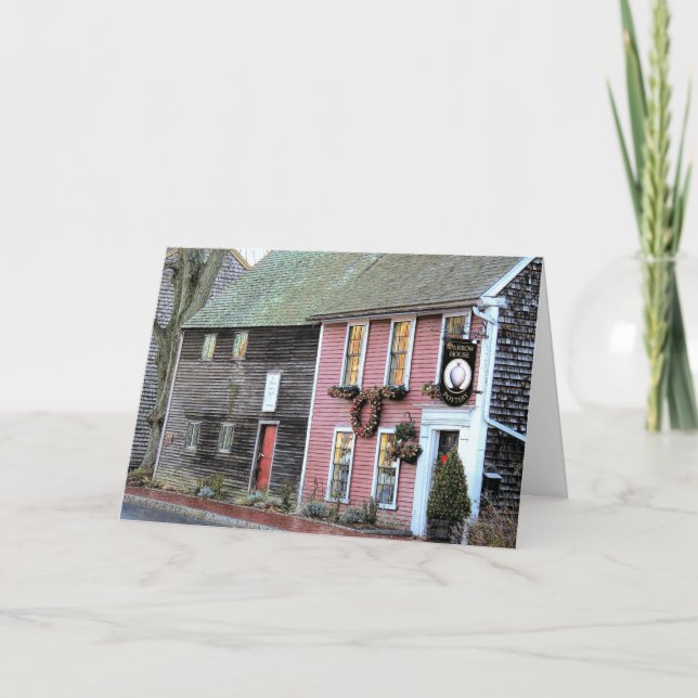 Feiertage - Richard-Spatzen-Haus in Plymouth, MA Karte (Vorderseite)