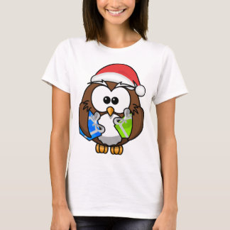 Feiertaghoodie-Weihnachtst-shirts Eulesankt T-Shirt