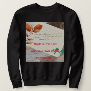 Feiertags-Abstraktdesign – Festliche Kunst Sweatshirt