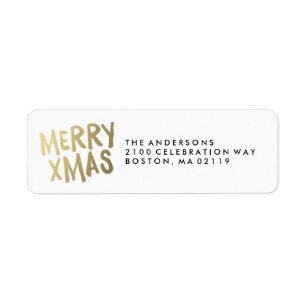 Feiertags-Adressen-Etiketten Weihnachten
