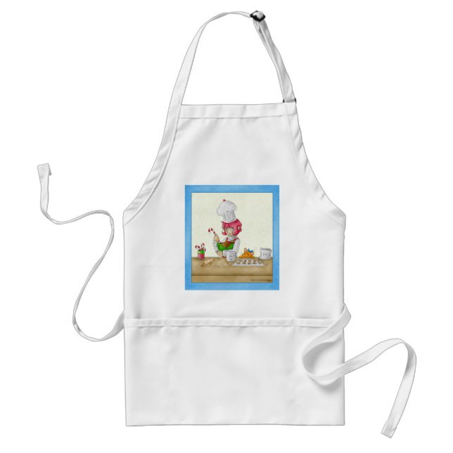 Feiertags-Backen-Elf-Schürze Schürze (Vorne)