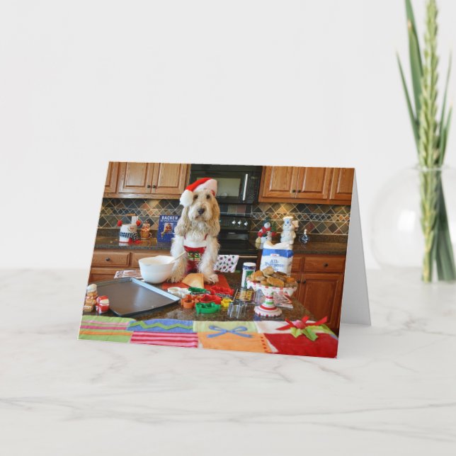 Feiertags-Backen-Karte Feiertagskarte (Vorderseite)