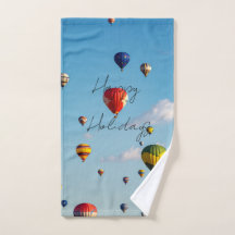 Feiertags-Balloons-Handtuch