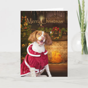 Feiertags-Bretagne-Weihnachtskarte Feiertagskarte