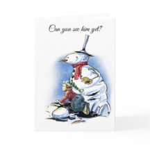 Feiertags-Cartoonkarte