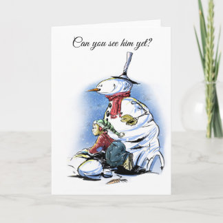 Feiertags-Cartoonkarte Feiertagskarte