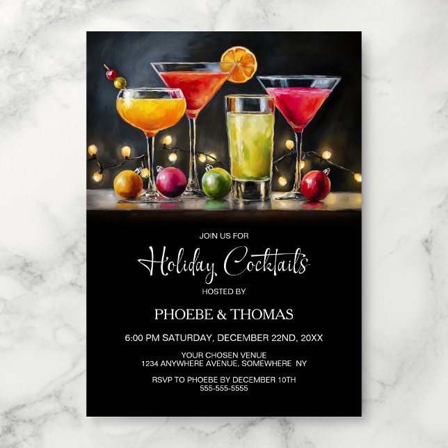 Feiertags-Cocktailparty Einladung (Von Creator hochgeladen)