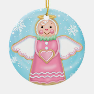 Feiertags-Engels-Plätzchen-Verzierung Keramik Ornament