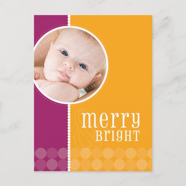 FEIERTAGS-FOTO-POSTKARTE:: goodcheer 4P Feiertagspostkarte (Vorderseite)