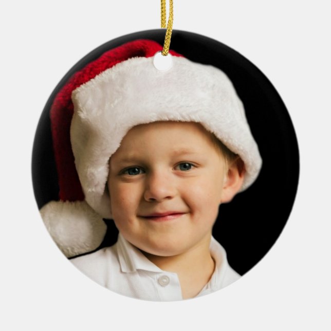 Feiertags-Foto-Verzierung Keramikornament (Vorne)