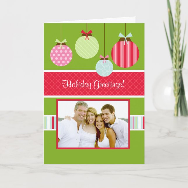 Feiertags-Fotokarte Feiertagskarte (Vorderseite)