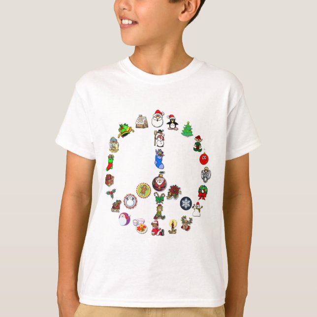 Feiertags-Frieden T-Shirt (Vorderseite)