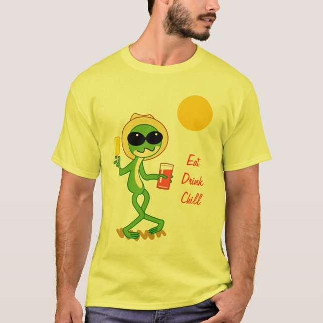 Feiertags-Frosch T-Shirt (Vorderseite)