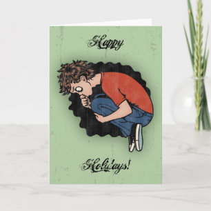 Feiertags-Geist Feiertagskarte