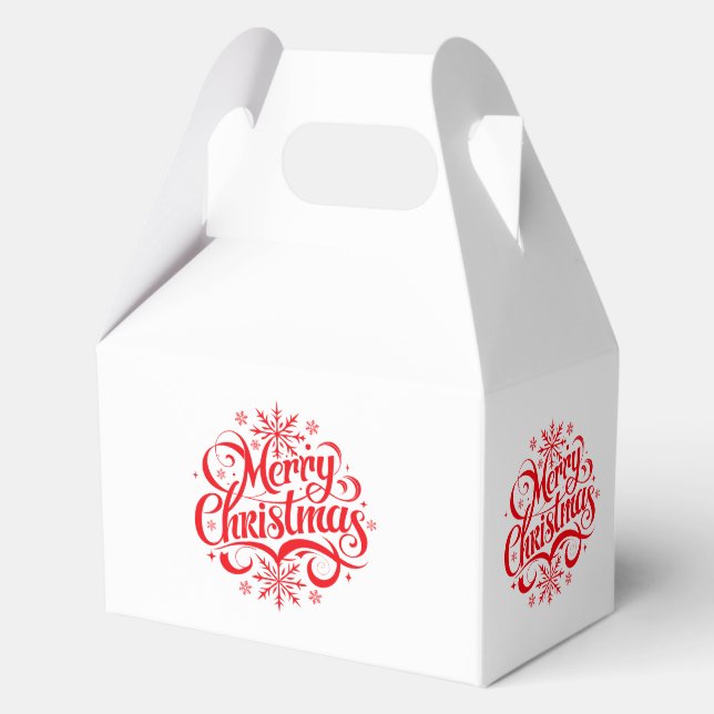 Feiertags-Geschenkbox Geschenkschachtel (Vorderseite)